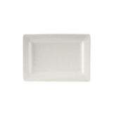 Tuxton China 7-1/4" x 5" White Rectangle Tray