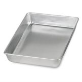 Wear-Ever&reg; 12-3/4" x 9" Aluminum Biscuit / Cake Pan