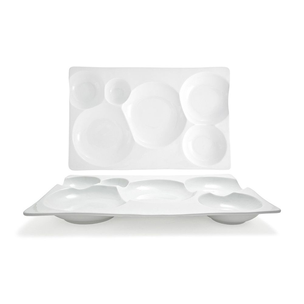 Front Of The House 15-1/2" x 10" Harmony Bento Platter