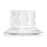 Front Of The House 15-1/2" x 10" Harmony Bento Platter