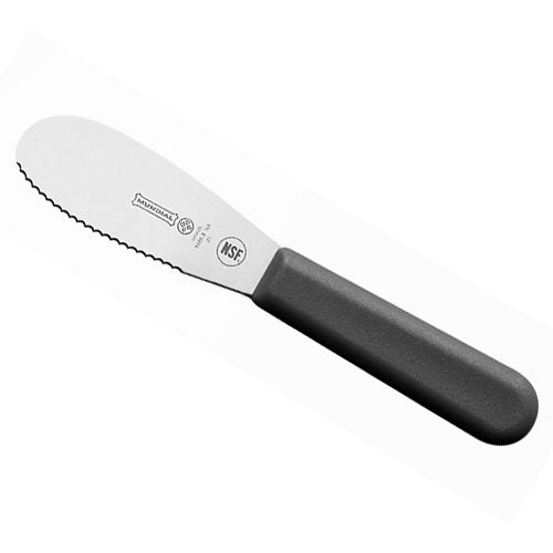 Mundial Black Handle 3-1/2" Sandwich Spreader