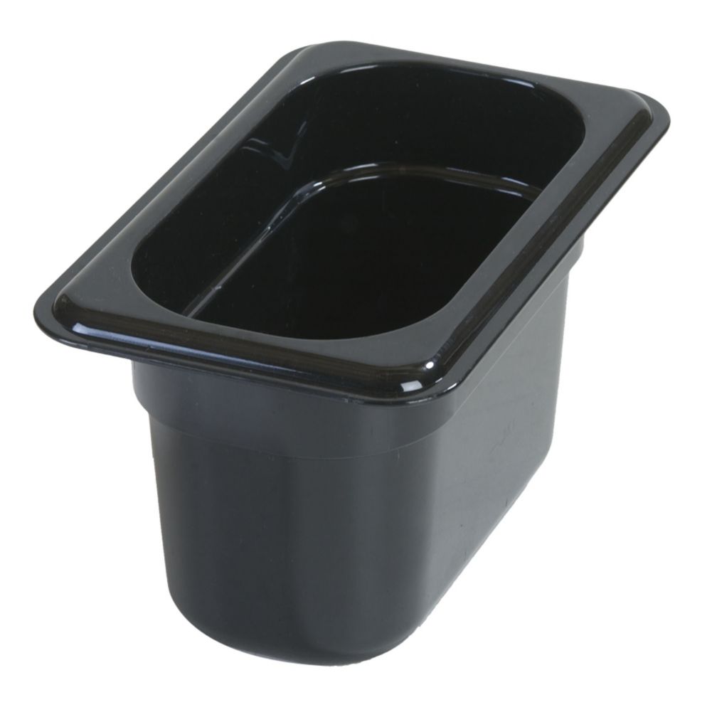 Carlisle Black Deep 4" 1/9 Size Pan