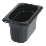 Carlisle Black Deep 4" 1/9 Size Pan