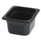 Carlisle Black Deep 4" 1/6 Size Pan