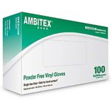 Tradex International Medium Weight Medium P/F Vinyl Glove