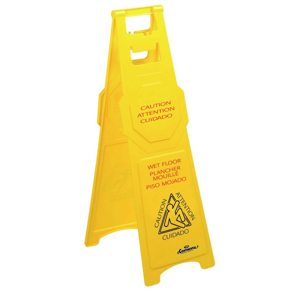 Continental Mfg. Maxi-Warn&trade; Wet Floor Caution Sign