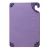 San Jamar Purple 6" x 9" Allergen Cutting Board