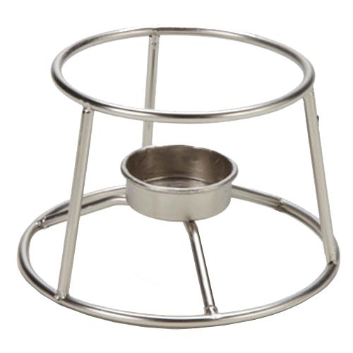 American Metalcraft Black Cast Iron Mini Fondue Stand