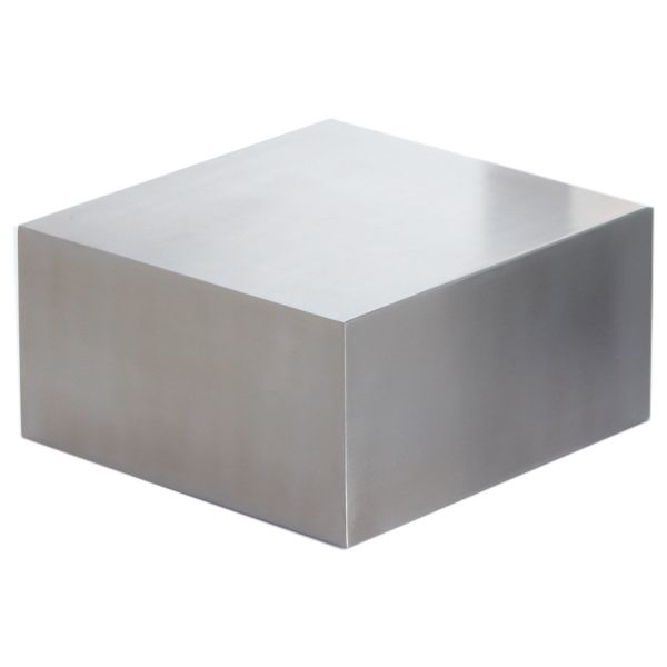 American Metalcraft Brushed S/S 8" Square Riser