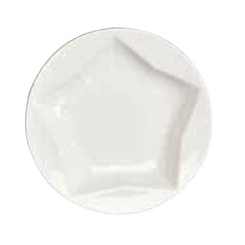 Homer Laughlin Ameriwhite&reg; Pristine&reg; Star 12 oz Rim Soup Bowl