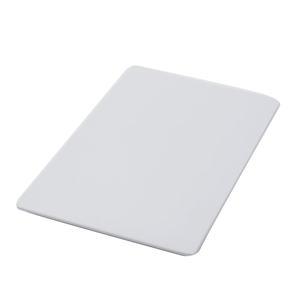 American Metalcraft Flat 21-1/2 x 13" White Melamine Platter