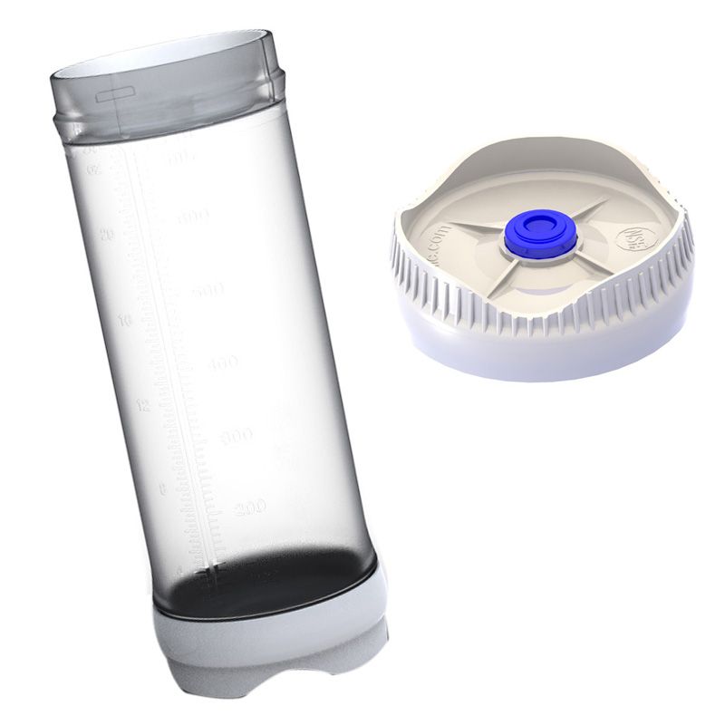 Fundametal Design Blue Valve Large 24 Oz. Portion Pal Container