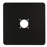 World Tableware Black 16" x 16" Banquet Tree Base Only