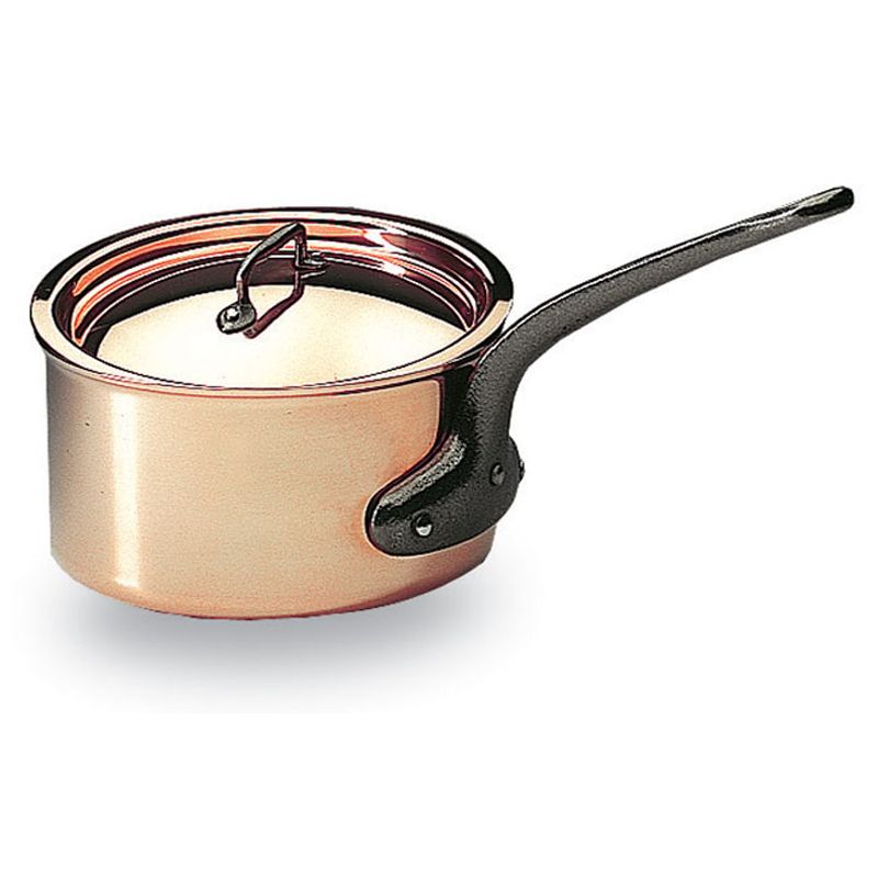 Matfer Bourgeat 7-7/8" Copper Sauce Pan with Lid