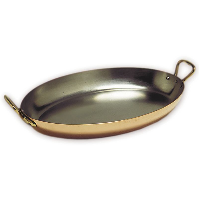 Matfer Bourgeat Copper 13-3/4" Oval Pan
