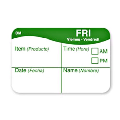 DayMark&reg; DissolveMark&trade; Cross Hair Friday Day Label