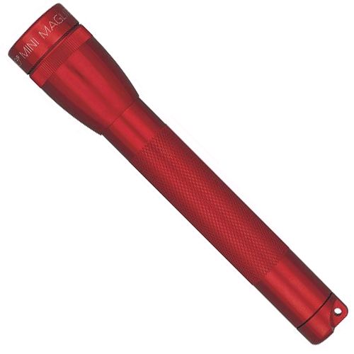 W.W. Grainger Red 2AA Mini-Mag Flashlight