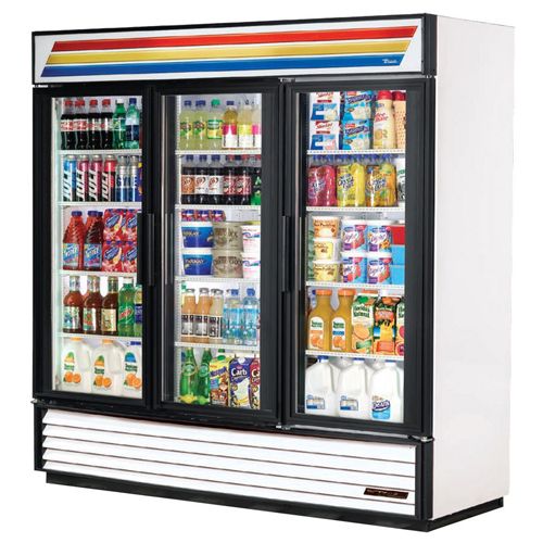 True Three Section Refrigerator Merchandiser, Model GDM-72