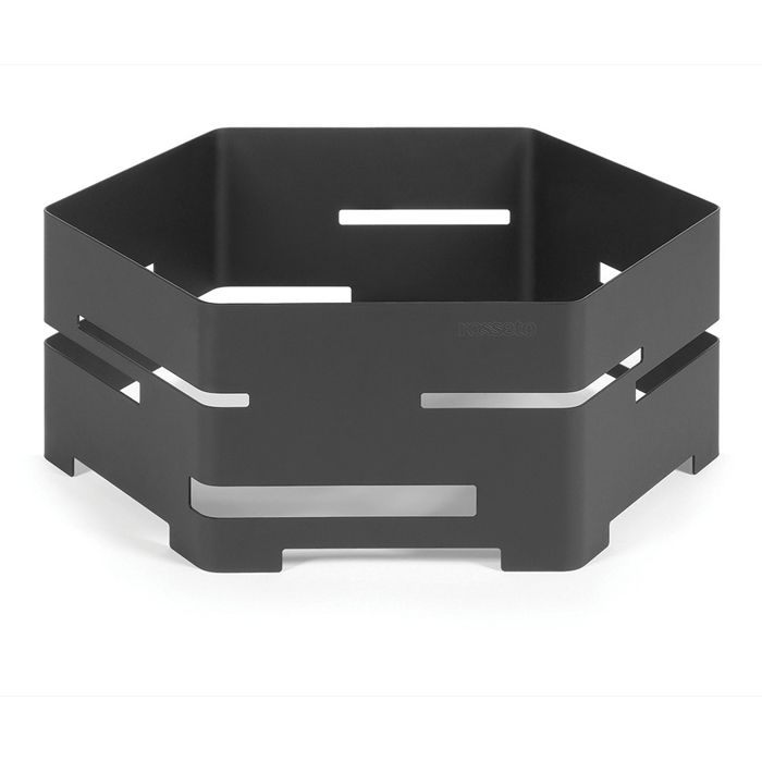 Rosseto Black Matte 18" x 7" Large Hexagon Riser
