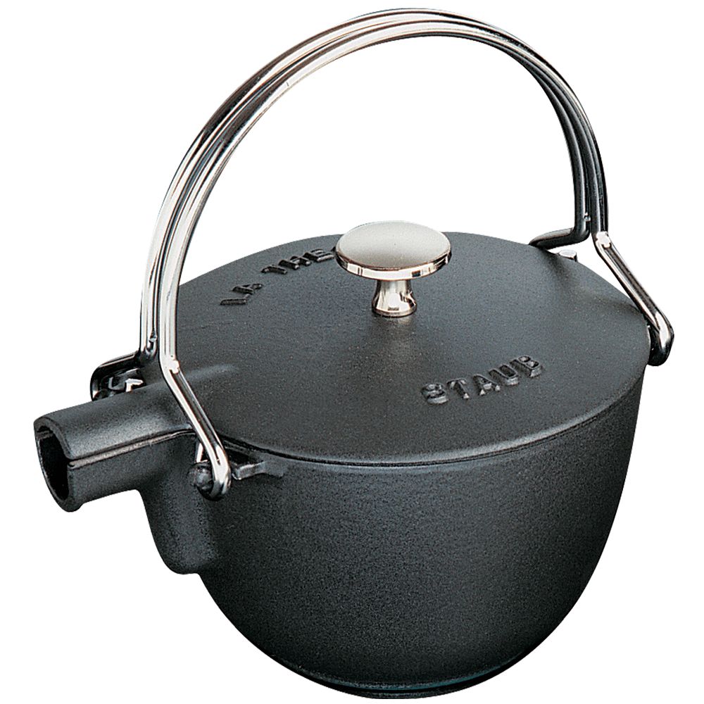 Staub USA Black La Theire 1-qt Round Teapot