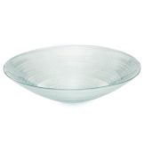 Tablecraft Barcelona 15" x 4" Contemporary Round Glass Bowl