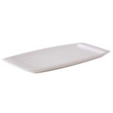 Tuxton China Eggshell 13-3/4" x 7-1/2" Rectangle Platter