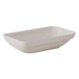 Tuxton China Eggshell 6-5/8" 11 Oz. Stack Rectangular Bowl