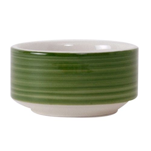Tuxton China Eggshell 4" 8-1/2 Oz. Stack Bouillon Cup