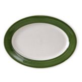 Tuxton China Eggshell 14-1/8" x 10-1/4" Oval Platter