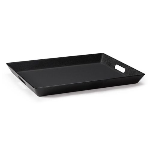 G.E.T. Enterprises Black 15" x 20" Room Service Tray
