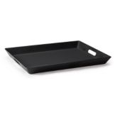 G.E.T. Enterprises Black 15" x 20" Room Service Tray