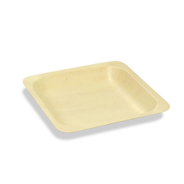 Front Of The House Disposable Servewise 4.5" Square Plate