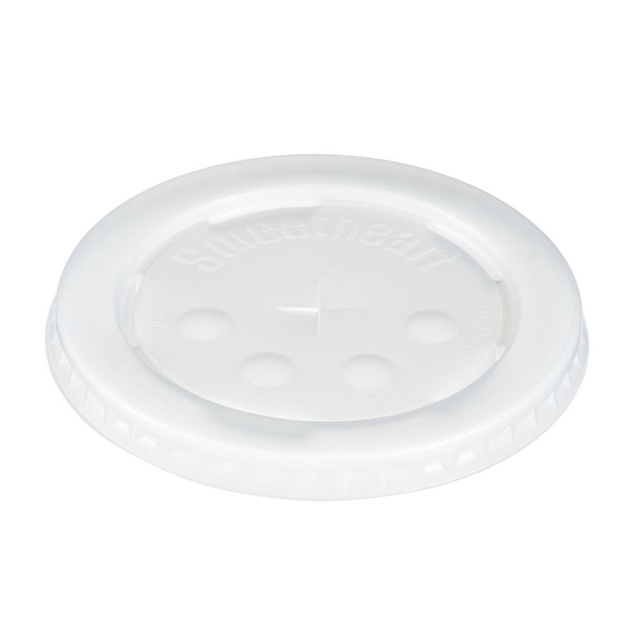 SOLO&reg; Translucent Straw Slot Lid For RP24