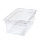 Carlisle&reg; Top Notch&reg; Clear Full Size 8" Deep Food Pan