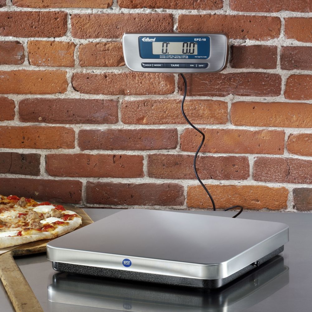 Edlund EPZ-10 10 lb. Digital Pizza Scale with Foot Tare Switch