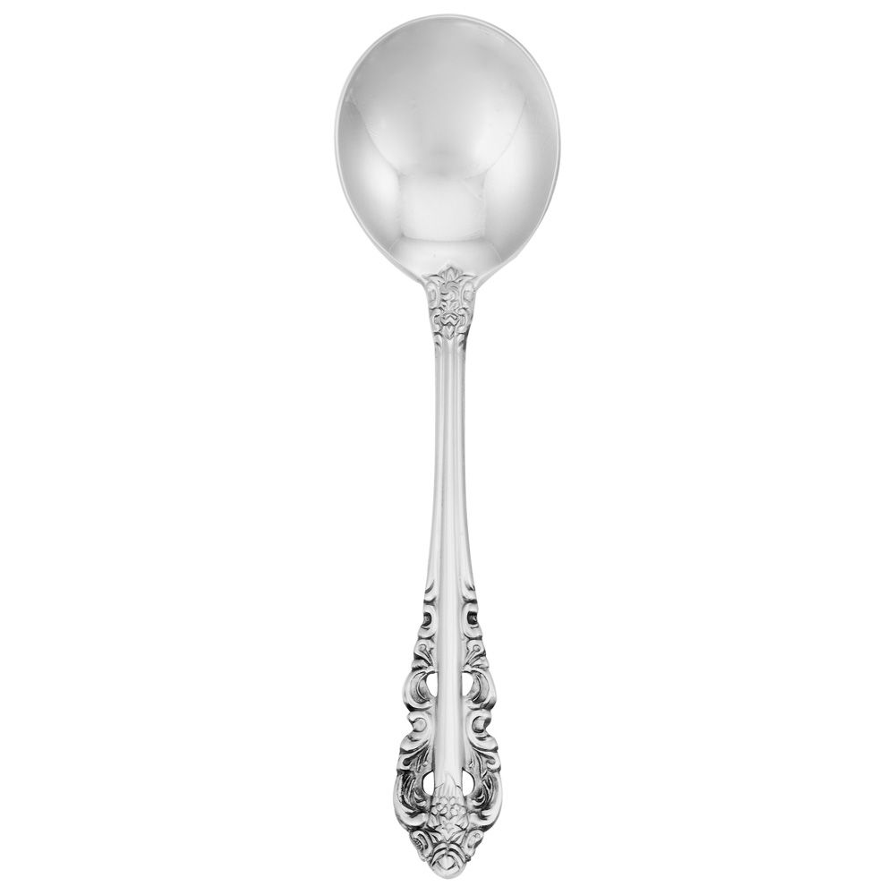 Walco Stainless Classic Baroque 6" Bouillon Spoon