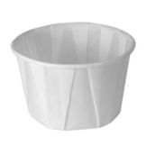 SOLO&reg; 2 Oz. White Paper Souffle Portion Cup