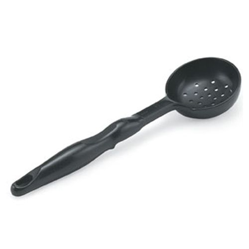 Vollrath&reg; 6 Oz. Perforated High Heat Black Spoodle&reg; Utensil