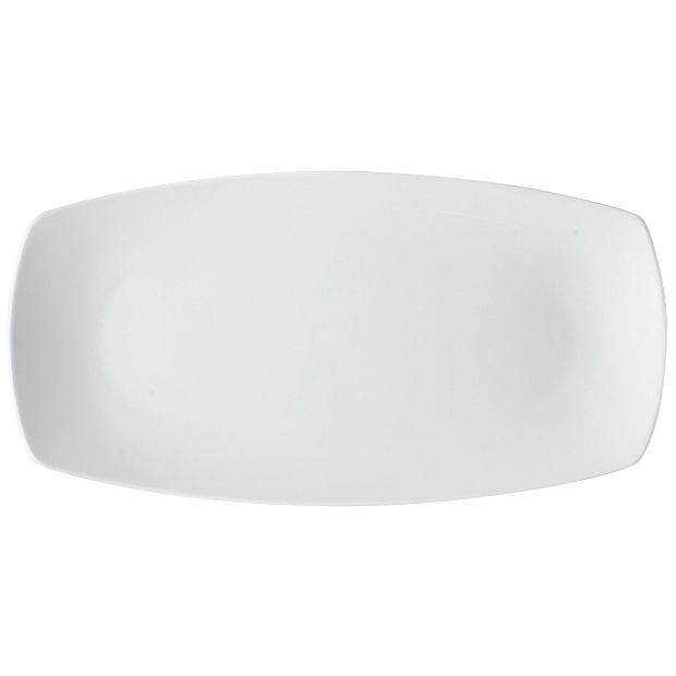 Bauscher&reg; Options 16.29" x 8.34" Rectangle Coupe Platter