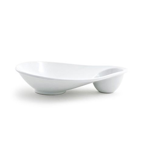 Front Of The House&reg; Ellipse&trade; Small White Sampler Plate