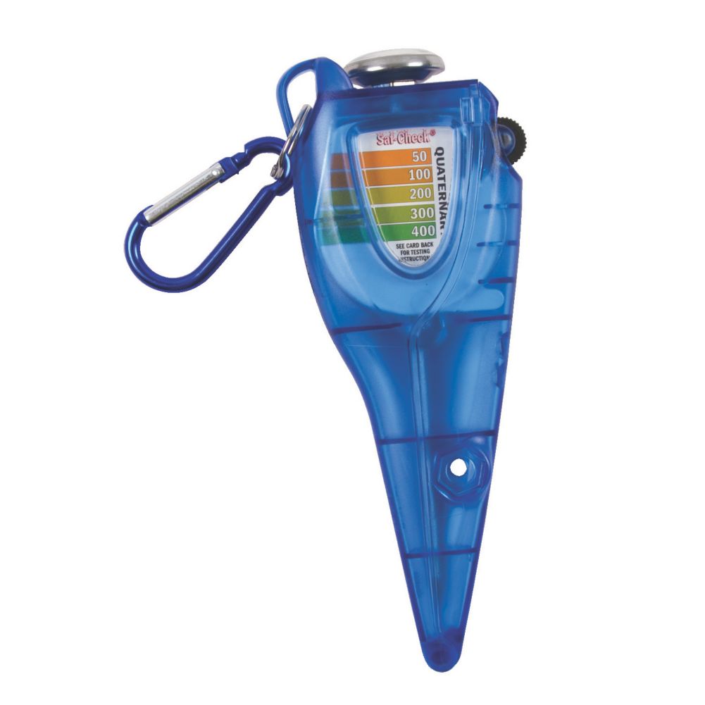 San Jamar Saf-Check Thermometer with Chlorine Test Strip