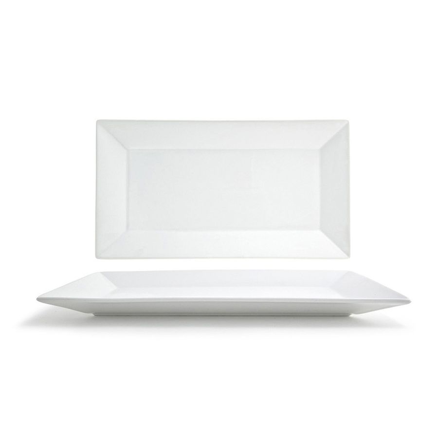 Front Of The House&reg; Kyoto&trade; 18" White Porcelain Platter