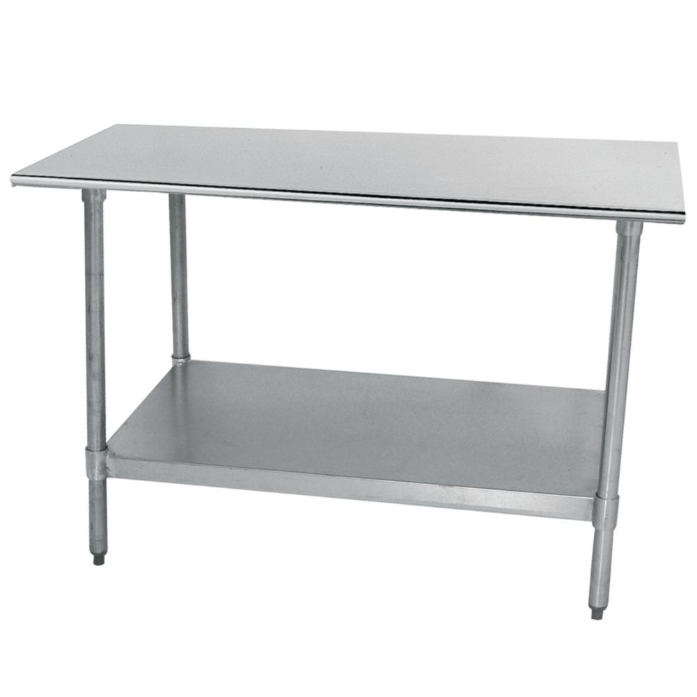 Advance Tabco Galvanized 24" W x 72&quqot; L Work Table