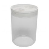 ClickClack Clear 2.4 Qt. Canister Container with White Lid