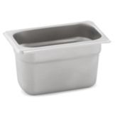 Browne Foodservice 25 Gauge 1/9 Size x 4" D S/S Pan