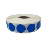 Day Mark Blue Solid 2000 Per Roll 75" Day Dot