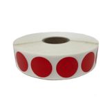 Day Mark Red Solid 2000 Per Roll 75" Day Dot