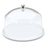Delfin 11-1/2" x 8" H Round Top Ruffled Dome