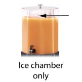 Cal-Mil Beverage Dispenser Replacement Ice Chamber