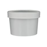Inline Plastic White 8 Oz. Combo Paper Soup Container